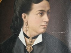 Palazzo Vincenti Mareri. Ritratto di Maria Cenci Bolognetti, XIX sec.