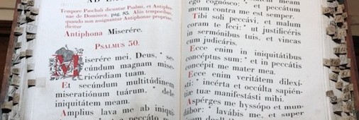 Rieti, Convento di S.Marone e S.Bonaventura. Libro delle Ore